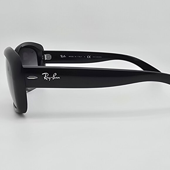 Ray-Ban RB4101 601/T3 Jackie Ohh Black Frame Polarized Grey Lens Sunglasses 58mm - Picture 3 of 16